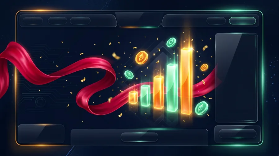 Welcome bonus and first deposit match in a premium crypto casino theme